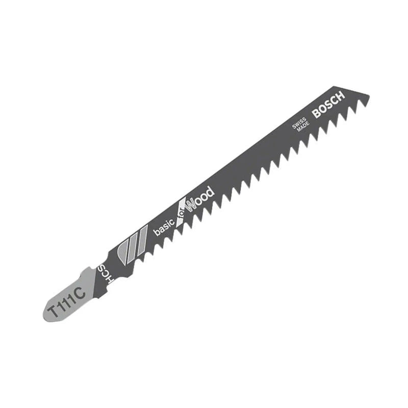 Bosch Powertool Accessories Bosch T111C Jigsaw Blade Pack of 5 Heavy Duty