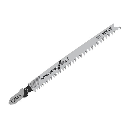 Bosch Powertool Accessories Bosch T234X Jigsaw Blades Pack of 5 Heavy Duty