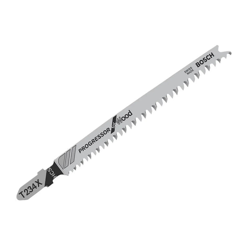 Bosch Powertool Accessories Bosch T234X Jigsaw Blades Pack of 5 Heavy Duty