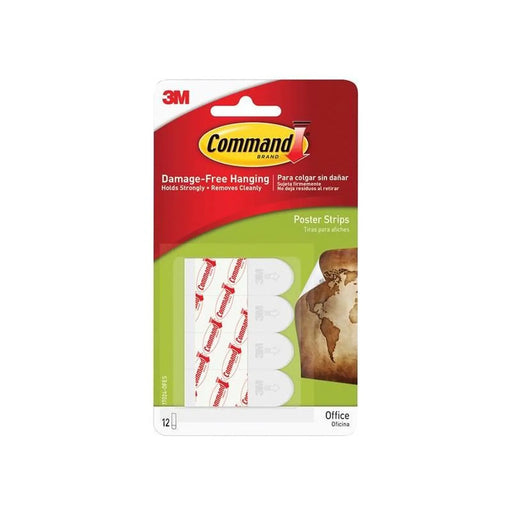 Command™ Poster Strips Pack of 12 Heavy Duty Fasteners
