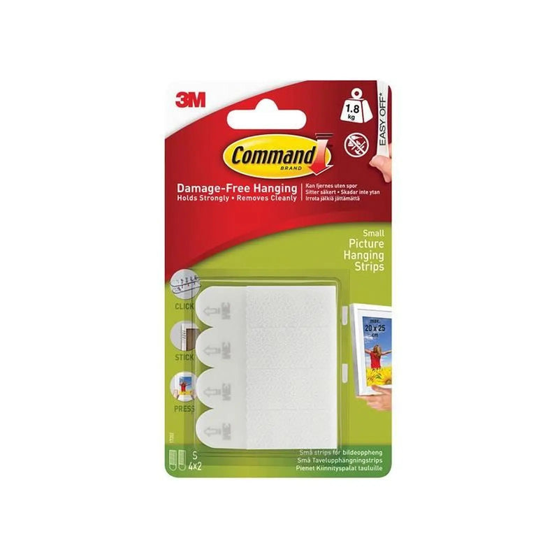 Command™ Picture Hanging Strips Small Pack of 4