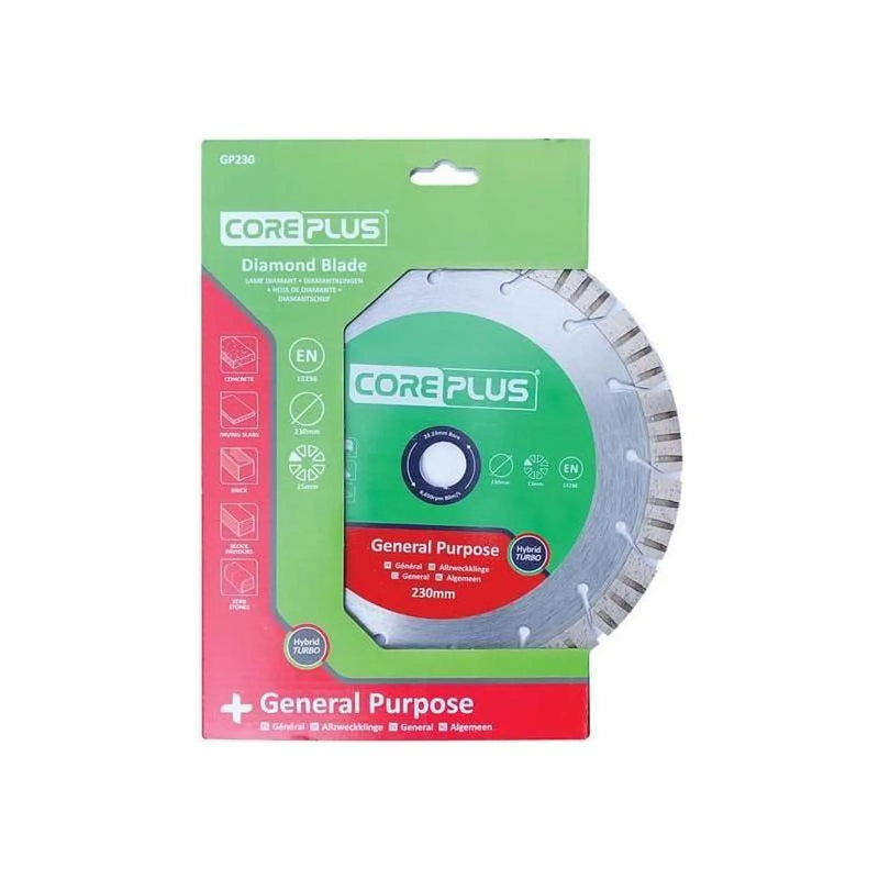 CorePlus GP230 Diamond Blade 230mm Heavy Duty