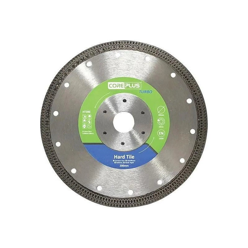 CorePlus Hard Tile Turbo Diamond Blade 200mm