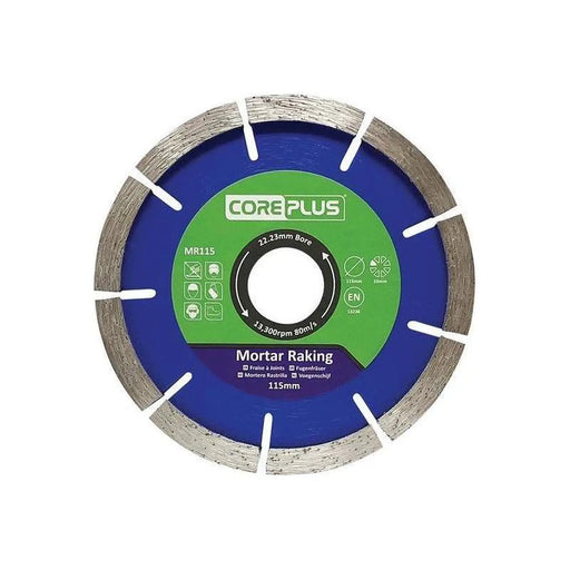 CorePlus MR115 Mortar Raking Diamond Blade 115mm
