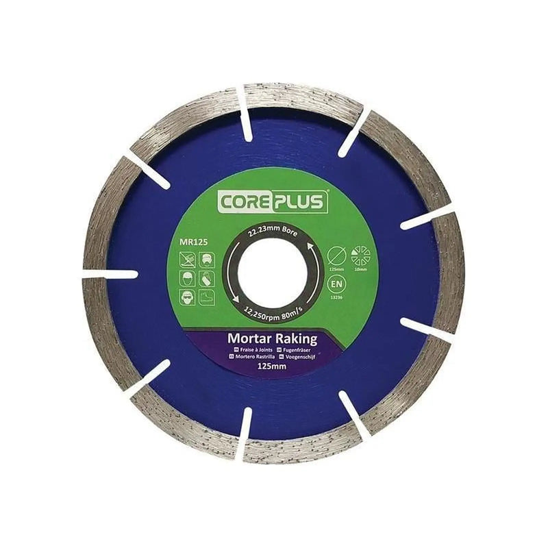 CorePlus MR125 Mortar Raking Diamond Blade 125mm