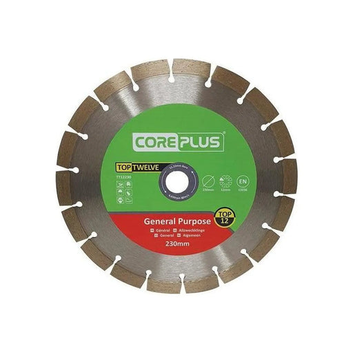 CorePlus Diamond Blade 230mm Heavy Duty Professional