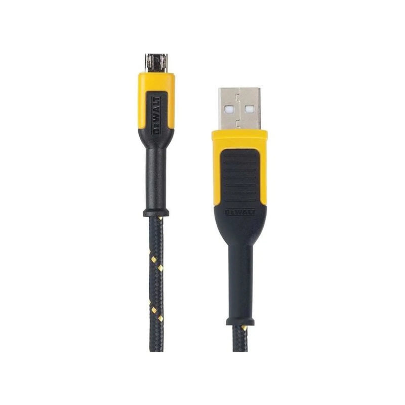 Dewalt Telecoms USB A to USB-Micro Reinforced Charging Cable 1.8m (6ft)