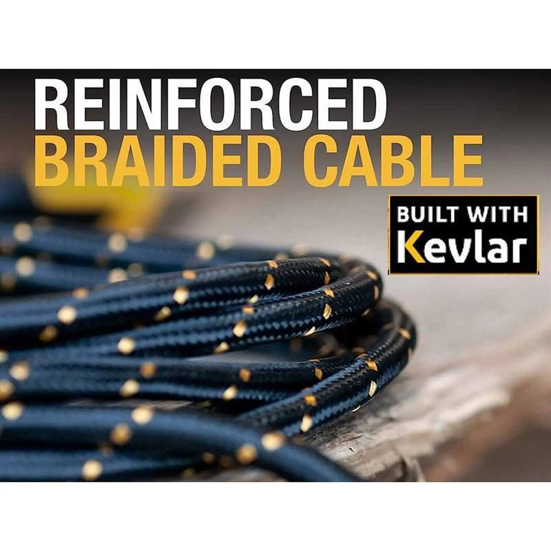 Dewalt Telecoms USB C to USB C Reinforced Charging Cable 1.2m (4ft)