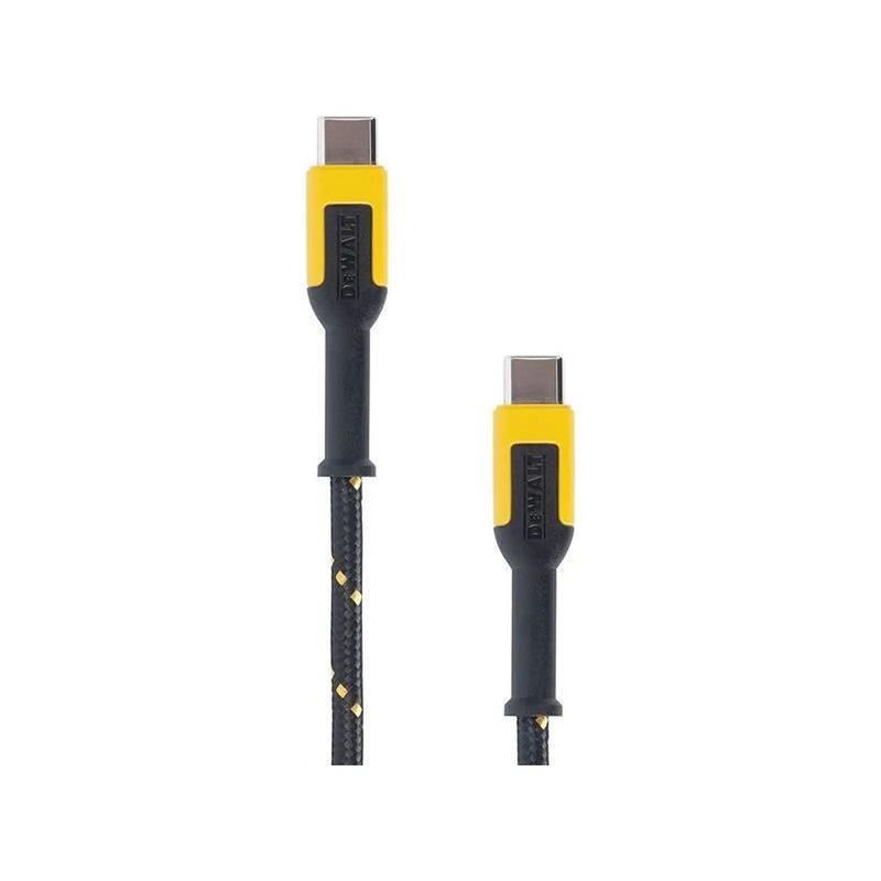 Dewalt Telecoms USB C to USB C Reinforced Charging Cable 1.2m (4ft)