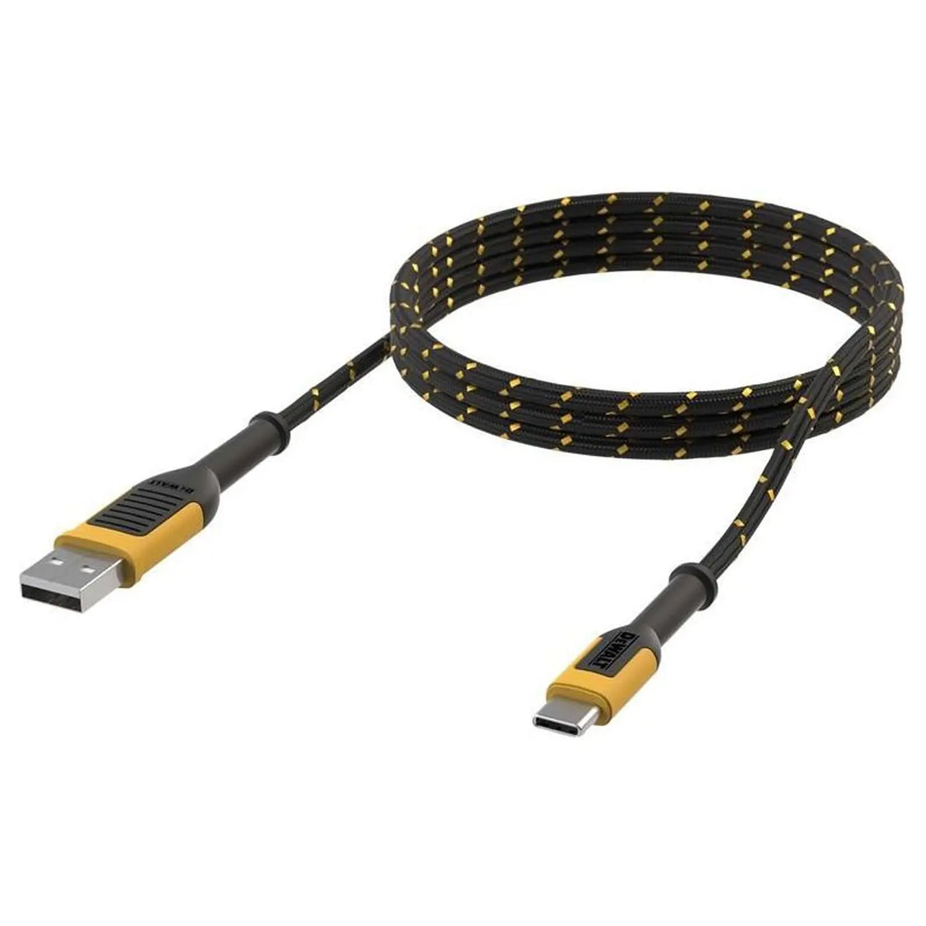 Dewalt Telecoms USB A to USB C Reinforced Charging Cable 1.2m (4ft)