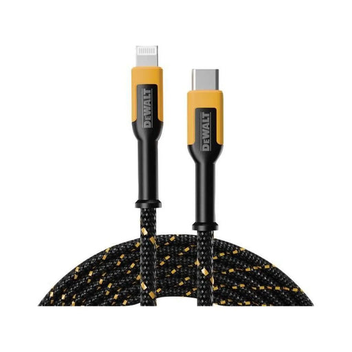 Dewalt Telecoms USB C to Lightning® Reinforced Charging Cable 1.2m (4ft)