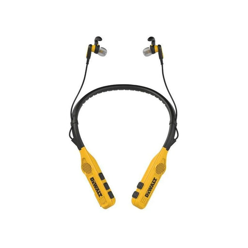 Dewalt Telecoms Jobsite Pro Max Neckband Earphones with Built-in Speakers