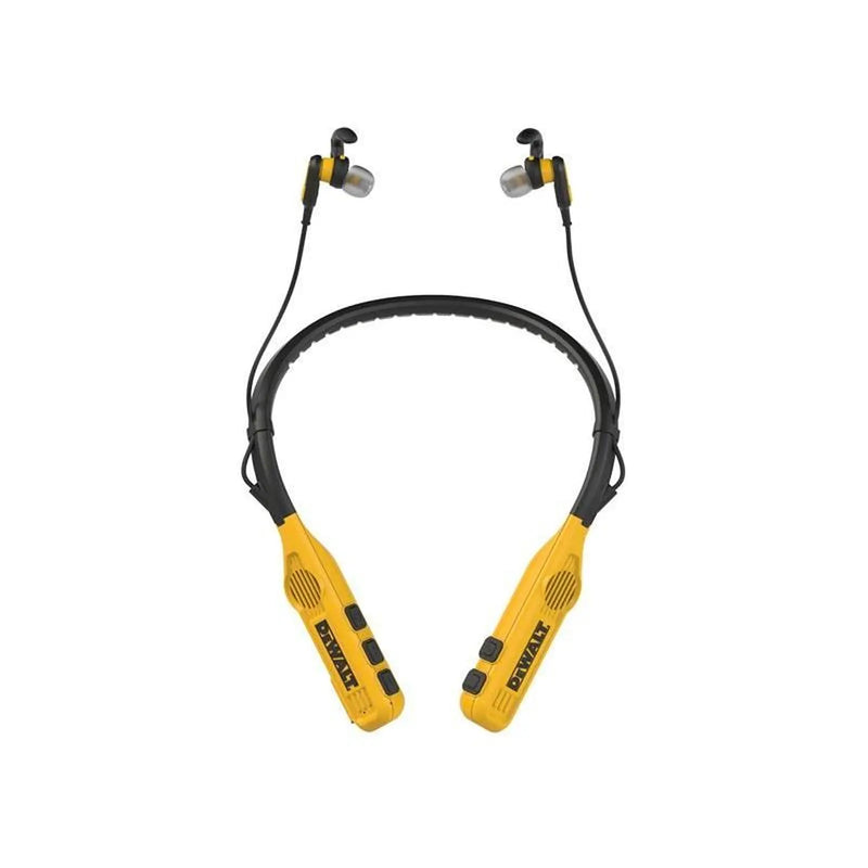 Dewalt Telecoms Jobsite Pro Max Neckband Earphones with Built-in Speakers