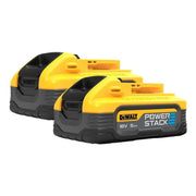 Dewalt Power Tools DCBP518H2 POWERSTACK™ Slide Battery Twin Pack 18V 5.0Ah Li-ion