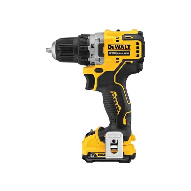 Dewalt Power Tools DCD701D2 XR Brushless Sub-Compact Drill Driver 12V 2 x 2.0Ah Li-ion