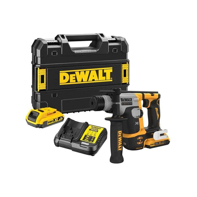 Dewalt Power Tools DCH172D2 Ultra-Compact XR SDS Plus Rotary Hammer 18V 2 x 2.0Ah Li-ion
