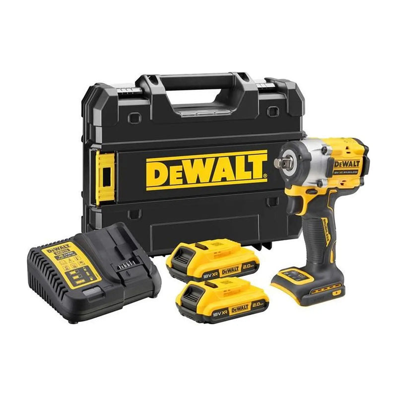 Dewalt Power Tools DCF921D2T XR BL 1/2in Impact Wrench 18V 2 x 2.0Ah Li-ion