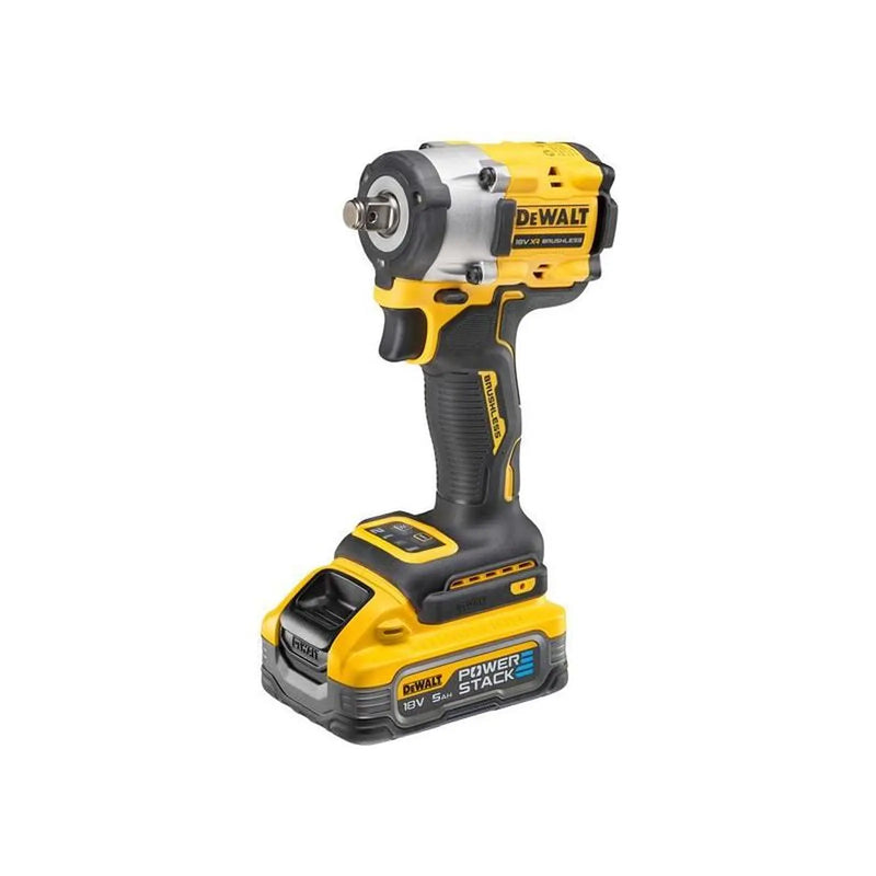 Dewalt Power Tools DCF921H2T XR BL 1/2in Impact Wrench 18V 2 x 5.0Ah POWERSTACK™ Li-ion