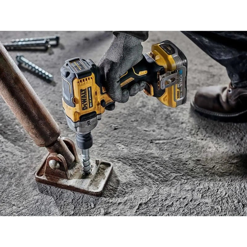 Dewalt Power Tools DCF891H2T XR BL 1/2in HR Anvil Impact Wrench 18V 2 x 5.0Ah POWERSTACK™ Li-ion