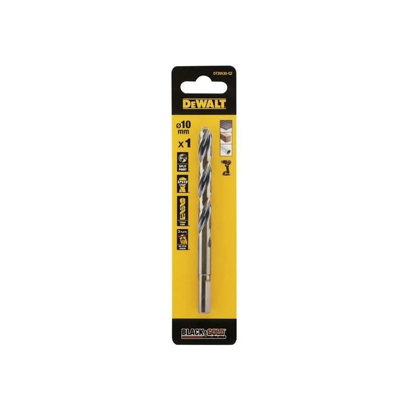 DeWALT Power Tools DeWalt HSS Drill Bit 10mm Heavy Duty Professional