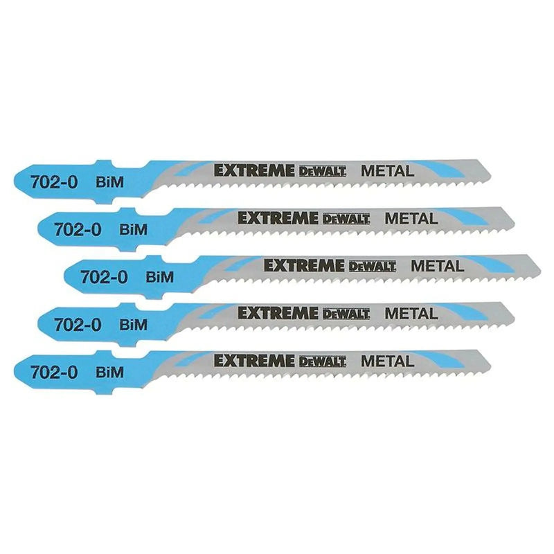 Dewalt Power Tools HSS Metal Cutting Jigsaw Blades Pack of 5 T118EOF