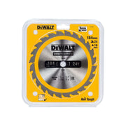 Dewalt Power Tools Portable Construction Circular Saw Blade 184 x 16mm x 24T