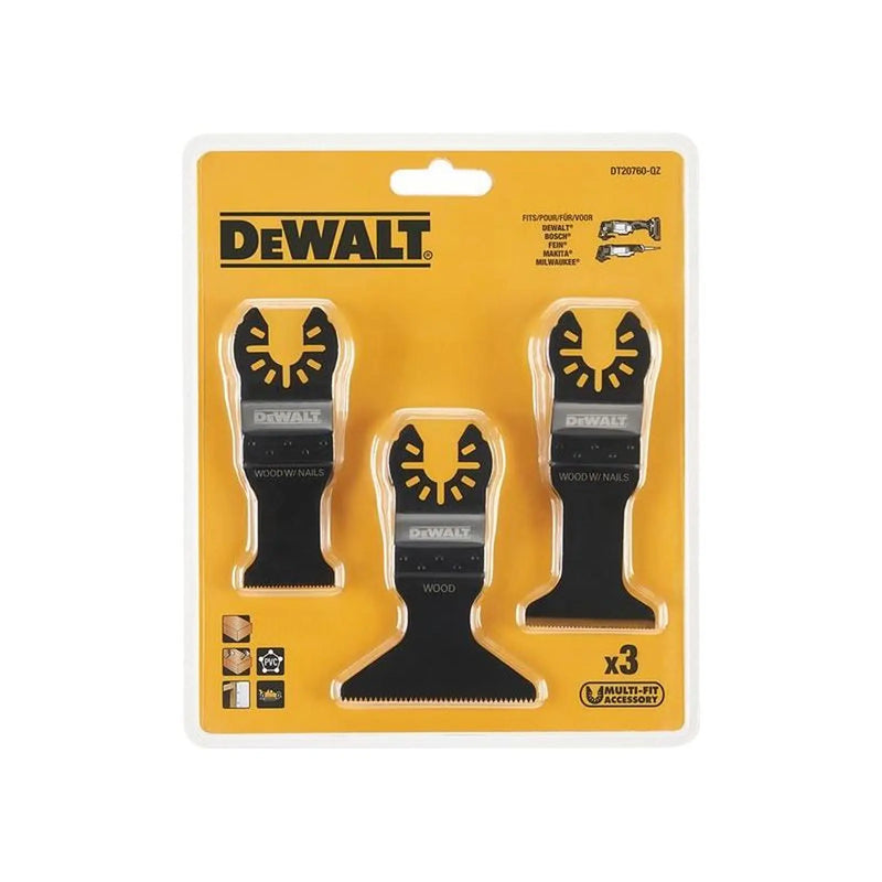 Dewalt Power Tools DT20760 Oscillating Blade Set, 3 Piece