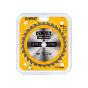 Dewalt Power Tools Portable Construction Circular Saw Blade 160 x 20mm x 30T
