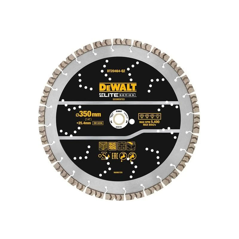 Dewalt Power Tools ELITE SERIES™ All Purpose Diamond Segmented Wheel 350 x 25.4mm