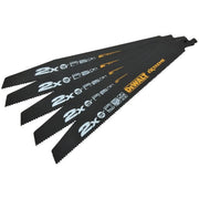DeWALT Power Tools DeWalt Reciprocating Saw Blades Pack of 5