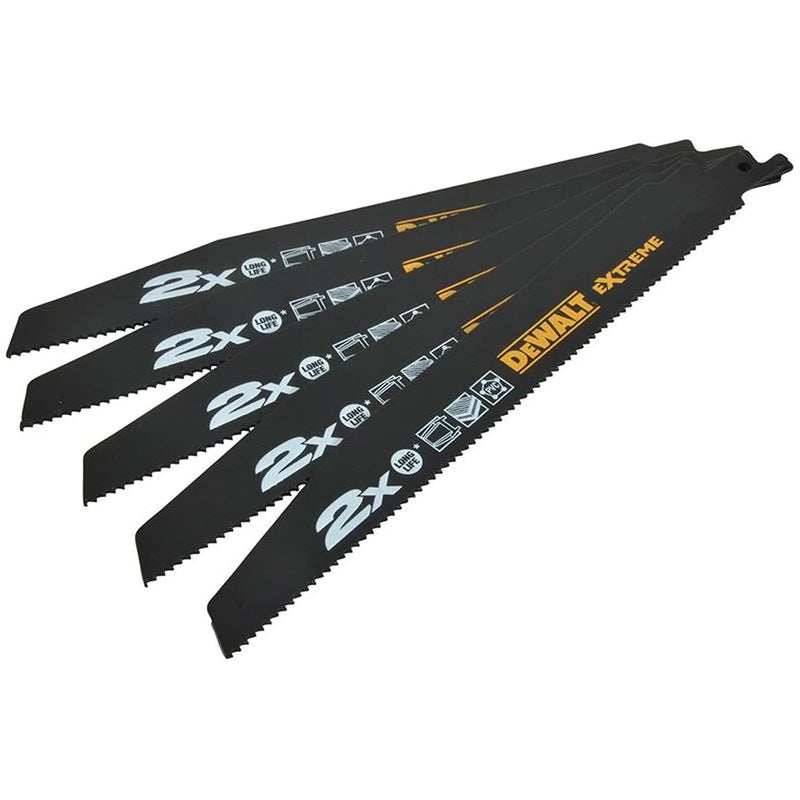 DeWALT Power Tools DeWalt Reciprocating Saw Blades Pack of 5