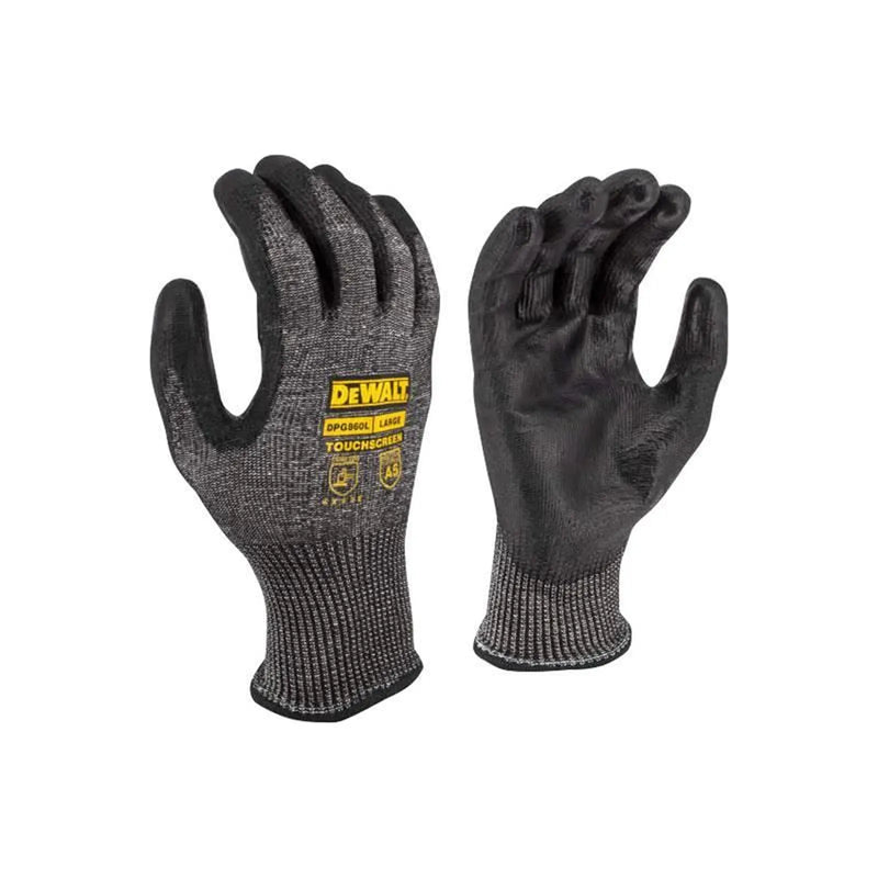 Dewalt Power Tools Cut D Touchscreen Gloves - L (Size 9)