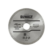 Dewalt Power Tools DT3711 Continuous Rim Diamond Cutting Disc 115 x 22.23mm