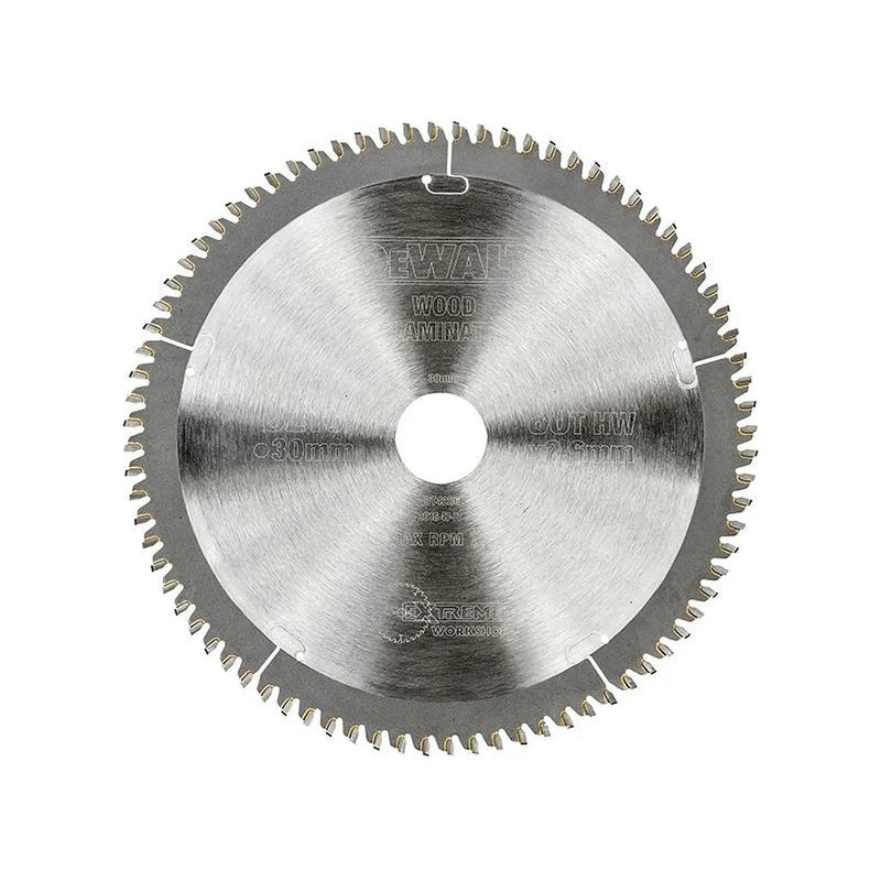 Dewalt Power Tools Series 40 Circular Saw Blade 216 x 30mm x 80T TCG/Neg