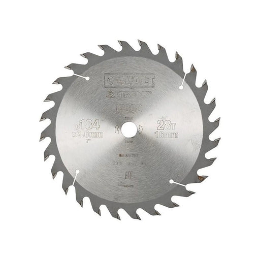 Dewalt Power Tools Series 40 Circular Saw Blade 184 x 16mm x 28T ATB