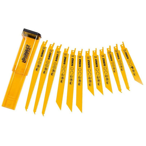 Dewalt Power Tools DT2445 Reciprocating Saw Blade Set, 12 Piece