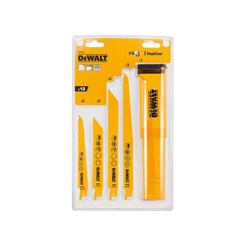 Dewalt Power Tools DT2445 Reciprocating Saw Blade Set, 12 Piece