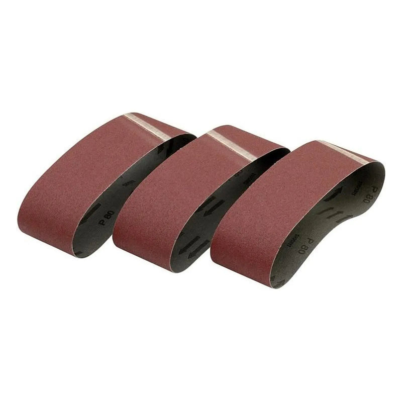 Dewalt Power Tools Sanding Belt 533 x 75mm 80G Pack of 3
