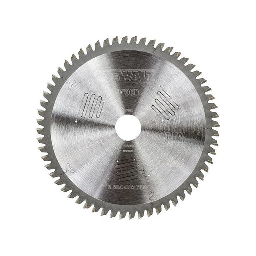Dewalt Power Tools Series 60 Circular Saw Blade 216 x 30mm x 60T ATB/Neg