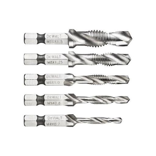 Dewalt Power Tools DT50060 Impact Ready Drill Tap Set, 5 Piece