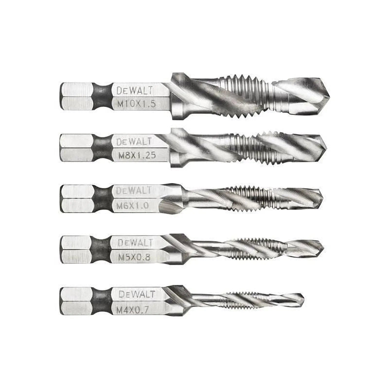 Dewalt Power Tools DT50060 Impact Ready Drill Tap Set, 5 Piece
