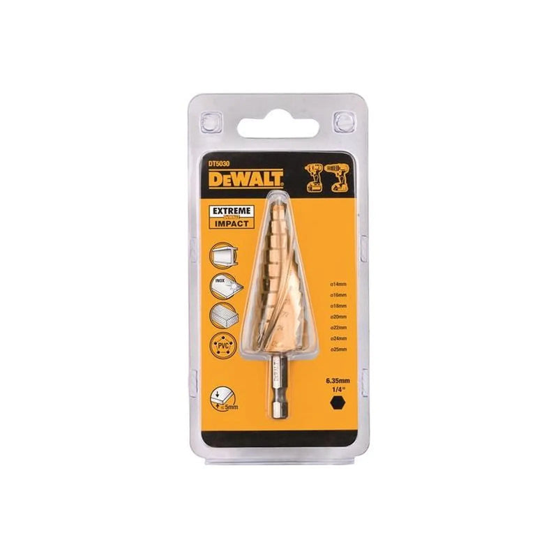 Dewalt Power Tools Extreme Step Drill Bit 14-25mm