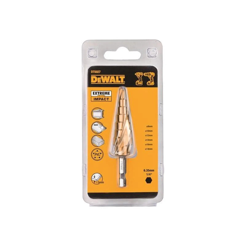 Dewalt Power Tools Extreme Step Drill Bit 8-18mm