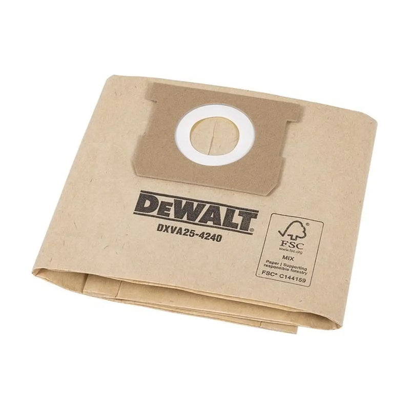 Dewalt Vacuum DXVA25-4240 Dust Bag (Pack 3)