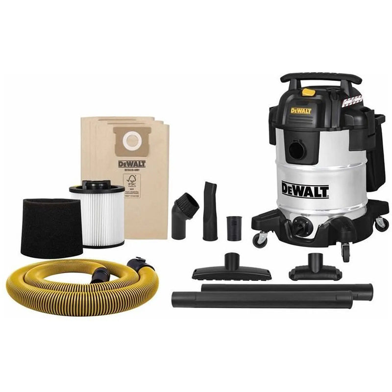 Dewalt Vacuum DXV38SC Stainless Steel Wet & Dry Vacuum 1050W 240V