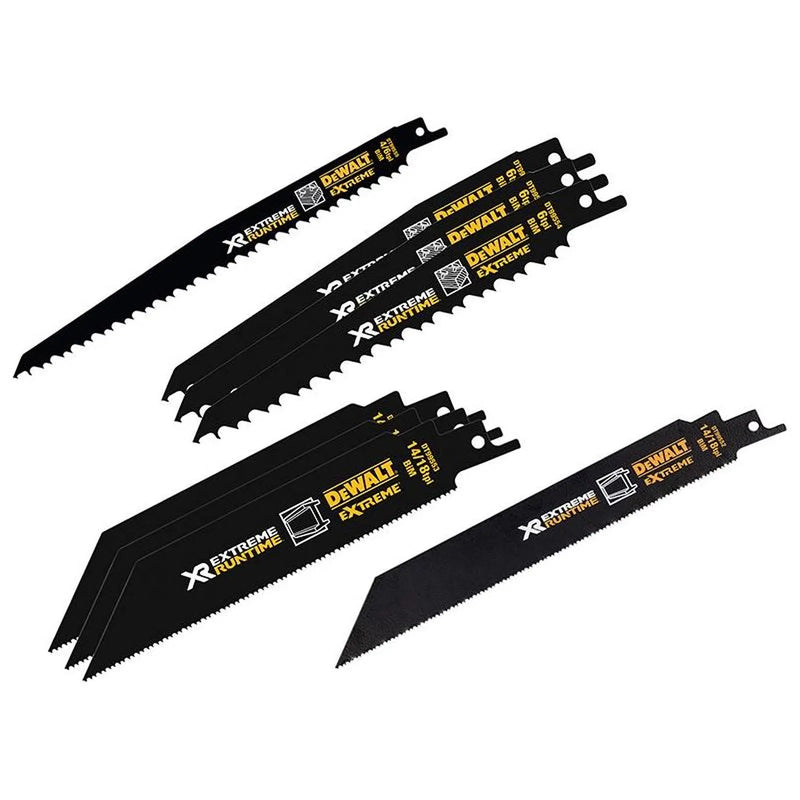 Dewalt Power Tools DT99551 XR Reciprocating Saw Blade Set, 8 Piece