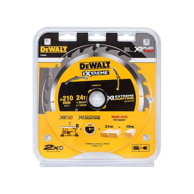 Dewalt Power Tools XR FlexVolt Table Saw Blade 210 x 30mm x 24T