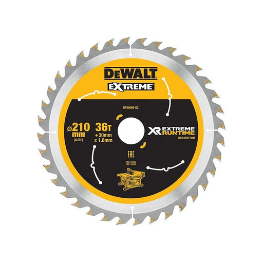 Dewalt Power Tools XR FlexVolt Table Saw Blade 210 x 30mm x 36T