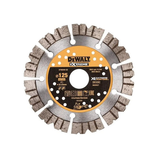 Dewalt Power Tools DT90294 Extreme Diamond Cutting Blade 125 x 22.23mm