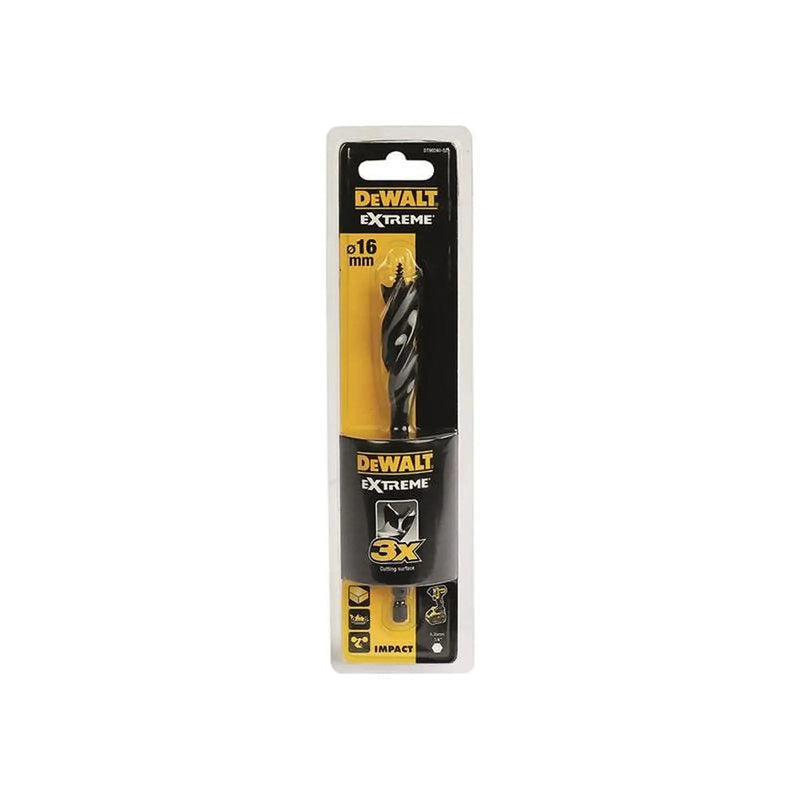 Dewalt Power Tools Extreme Tri-Flute Spade Bit 16 x 152mm
